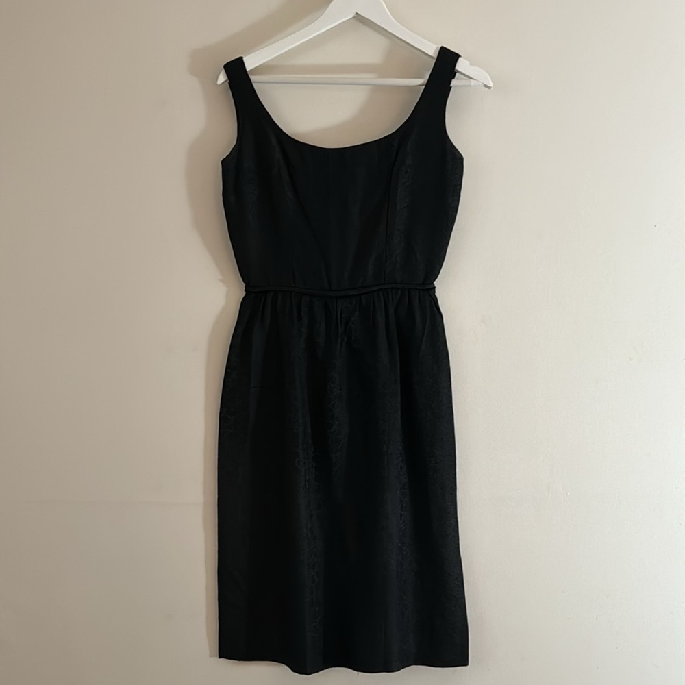 Vintage Jackie O/Audrey Hepburn '60s 'Little black dress' with jacket - Picture 3 of 15